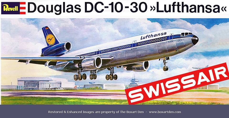 Revell-Germany Douglas DC-10 Swissair Early '70's